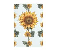 Metal Sign Vintage Funny Tin Sign Sunflower Hand Painted Floral Metal Poster Decoration Signs Stylish Wall Art Outdoor Yard Signs for Home Living Room Bedroom Yard Wall Decor Gift 30x20 CM