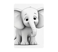 Metal Sign Vintage Funny Tin Sign White Elephant Metal Poster Decoration Signs Stylish Wall Art Outdoor Yard Signs for Home Living Room Bedroom Yard Wall Decor Gift 30x20 CM