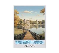 Metal Sign，Wandsworth Common England，Tin Signs New Year Easter Wall Decoration Bar Pub Family Cafe Signs Men Cave Gifts for Friends Family Fun Signs Nice Sign(30x40cm）12x16 inch-DL12