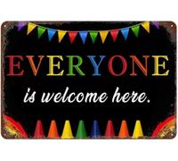 Metal Signs Back To School Posters Preschool Classroom Decor Decorative Garage Signs For Gate Backyard Office Man Cave Decor Gift For Women Men 8x12 Inch