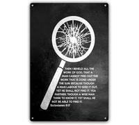 Metal Signs Ecclesiastes 8:17 Bible Verse Wall Art Scripture Wall Decor For Bedroom Man Cave Bar Signs For Bathroom Artwork Decoration Metal Plaque Vintage Metal Tin Sign 8x12 Inch