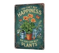 Metal Signs for Outdoors Decorative Waterproof Retro Labels with | Decorative Garden Signs for Patio, Lawn, Patio, Porch, Deck, Fence, Shed and