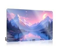 Metal Signs Funny Serene Lake And Snowy Mountains At Dusk Tin Sign Home Bar Decor Bar Sign For Home Decor(30X40CM)