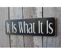 metal Signs It Is What It Is metal Sign metalen Signs With Sayings 4x16 Inch