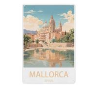 Metal Signs,Mallorca Spain,Funny Vintage Metal Tin Sign Kitchen Bathroom Office Garage Bar Cafe Restaurant Shop Cave Home Wall Decor Art Ideas Gift Tin Sign-yV288(8x12Inch)