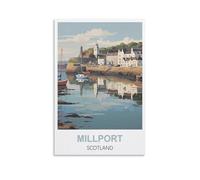 Metal Signs Millport Scotland Funny Vintage Metal Sign Plaqu Poster Wall Art Pub Bar Kitchen Garden Bathroom Home Decor 30x30cm
