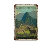 Metal Signs Peru Machu Picchu Funny Travel Tin Signs Bar Coffee Home Room Art Wall Plaque Decor Gift Outdoor Indoor 30x43CM