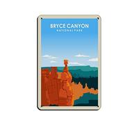 Metal Signs Retro Bryce Canyon National Park Travel Tin Signs Indoor & Outdoor Home Bar Coffee Kitchen Wall Decor 30 * 40CM