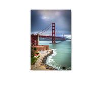 Metal Signs Retro San Francisco Sail Boats Travel Tin Signs Indoor & Outdoor Home Bar Coffee Kitchen Wall Decor 20 * 30CM