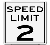 Metal Signs SPEED LIMIT 2 Signs Traffic Sign Metal Signs Road Tin Signs For Outdoor Coffee Shop Bar Club