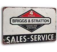 Metal Signs Vintage Laundry Room Yard Decor Art Briggs Stratton Service Center Vintage Tin Sign 8 x 12 Inches Home Cafe