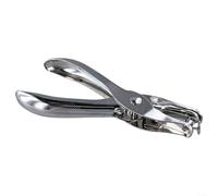 Metal Single Hole Puncher Handheld Paper Punch 6mm/3mm Adjustable Craft Plier for Scrapbooking Cards Leather Belt Office Stationery(Hole diameter 6mm)