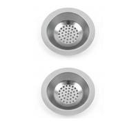 Metal Sink Strainer Set - Stainless Steel Mesh Drain Filters for Kitchen & Bathroom | Anti-Clog Hair Catcher | Rust-Resistant | Fits Most Standard Sink Sizes 2PCS