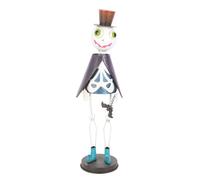 Metal Skeleton With Top Hat Ornament Something Different Multi One Size