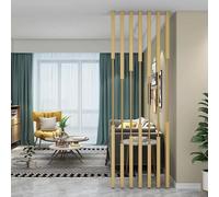 Metal Slat Room Dividers Partitions - Adjustable Wall Separators for Privacy Space Management & Modern Home Décor - Lightweight & Easy to Install