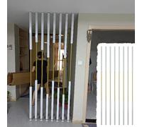 Metal Slats Room Divider - Customizable Floor to Ceiling Privacy Solution for Studio Apartments, Modern Space Separator