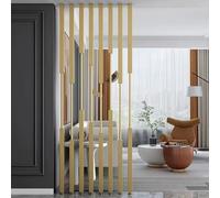 Metal Slats Room Divider - Floor to Ceiling for Home Teahouse Hotel & Studio - Stylish Partition Decoration & Space Separator