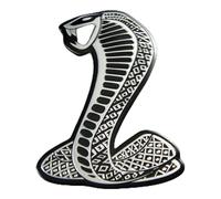Metal Snake Car Sticker Front Hood Emblems Side Badges for Rear Trunk Car Body Decoration