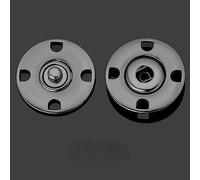 Metal Snap Button Clothing Fasteners Press Buttons Stud Invisible Clasp for Coat Clothes Jacket Sewing Accessories 21/23/25mm-gun Black,21mm 2set