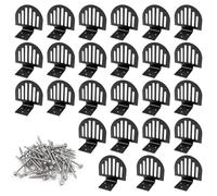 Metal Snow Guard - Standing Seam Roofs, Pack of 25 Snow Guard Barriers, Robust Ice Protection System with Easy Installation Function, Reliable Winter Roof Protection for Roofs in Private and