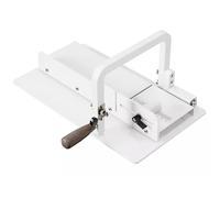 Metal Soap Cutter with Millimeter Scale for Precise DIY Cutting of Soap, Cheese, Butter, Cake, and Bread