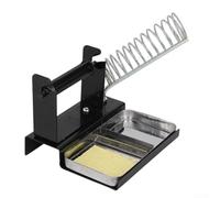 Metal Soldering Iron Rack Designed to Reduce Clutter and Improve Safety by Securing Hot Tools Away from Flammable Surfaces