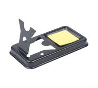 Metal Soldering Iron Stand Holder with Cleaning Sponge, Stable Welding Station for Various Handle Lengths, Easy Disassembly Rework Accessory for Electronics Repair and Industrial Use