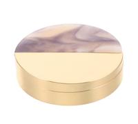 Metal Solid Perfume Container with Magnetic Swivel Lid 3g Refillable Jar