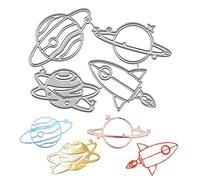 Metal Space Rocket Planet Die Cuts Cutting Dies Embossing Stencils Template Mould for Card Making Decoration and DIY Scrapbooking Album