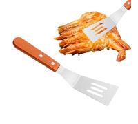 Metal Spatula - Stainless Steel Portion Size, Perforated Spatula, For Use in the Kitchen, Serving, Turning Food, Precision Turner, Professional Heat Resistant Work