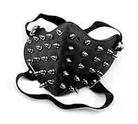 Metal Spike Hedgehog Punk Biker Mask Goth Rock Cosplay Masquerade