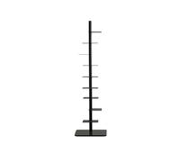 Metal Spine Book Tower 9 Tier Display Storage Rack, For Home Office - Modern Open Invisible Bookshelf DIY Vertical Shelf Bookcase Floor-Standing