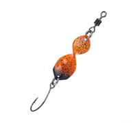 Metal Spinner Lure 2.5g with Rotating Wing | Razor-sharp barbed hook, secure fish lock, prevents for escape during fights, for durable steel, reliable catch