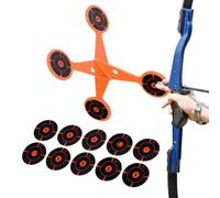 Metal Spinner | Thickened Carbon Steel Automatic Reset Training - Outdoor Rotating Carbon Steel | For Shooting Stand Garden Hilly Field Sports Club Space
