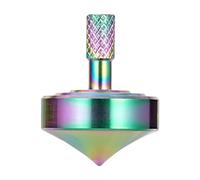 Metal Spinning Top, Stainless Steel Spinner, Desktop EDC Toy Gyroscope, Metal Gyro Great Accurate Silver Spinning Top, Perfectly Balanced, Spin Smooth, for Gift, Multicolor
