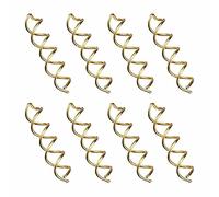 Metal Spiral Hair Band, 10Pcs Spiral Bobby Hair Pin Spin Pin Non Scratch Round Tips Clip Spin Clip Twist Screw Pins for DIY Style, Metal, Golden