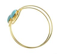 Metal spiral pattern bracelet with a compact and attractive design, crafted from advanced metal for enhanced longevity and fashionable appeal (- 14 gold gold)