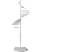 Metal Spiral Scarf Display Rack, Freestanding Pivoting Stand for Shawls, Belts & Hijabs, Ideal for Home & Commercial Clothing Stores