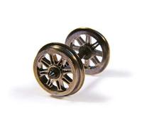 METAL SPLIT SPOKE WAGON WHEELS (X10)