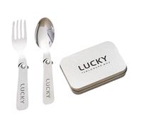 Metal Spoon Fork Set Portable Folding Picnics Cutlery Light Weight Tableware Travel Utensils with Storage Box Enduring Outdoor Folding Cutlery Fork Spoon with Box