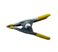 Metal Spring Clamp 2 Inch Strong Holding Force Clip for Carpentry Tension Tasks Photo Studio Lights Galvanized Steel(Yellow)