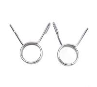 Metal Spring Collar Clips for 50mm Barbell and Dumbbell Shafts 2 Pack for Enhanced Safety During Lifting Workouts (2PCS)