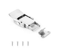 Metal Spring Toggle Latch Lock with Mount Screws Jewelry Case Tool Cabinet