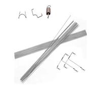 Metal Spring Wire,Stainless Steel Hard Full Straight 0.2mm-5.0mm Multiple Sizes Length 500mm / 20inch, 20pcs(1.6mm)(1.4mm)