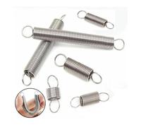 Metal Springs 10Pcs 304 Stainles Steel Cylindroid Helical Pullback Expand Tension Coil Spring WD 0.3mm Metal Springs ( Size : 30mm , Color : 3MM_0.3MM )