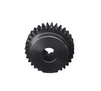 Metal Spur Gear Spur Gear With Step 2.5 Module 20 Teeth Steel High Frequency Blackening Bore 10-25mm(18mm-keyway 6x2.8mm)