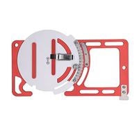 Metal Square Guide Rail for Circular Saw | 0-60° Adjustable Angle with Secure Lock | Aluminum Alloy Track for Woodworking/DIY Projects | 2 - Slot Design, Glossy Finish