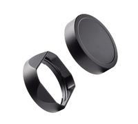 Metal Square Lens Hood (with Cover), Suitable for Sigma 45mm F2.8 24mm F3.5 90mm F2.8 DG DN Camera Accessories (Black)