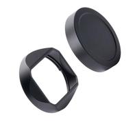 Metal Square Lens Hood (with Cover), Suitable for Voigtlander 35mm f2 VM Lens,35mm f2.5,28 f2 II Replaces LH-12 Camera Accessories (Aluminum Alloy-Black)