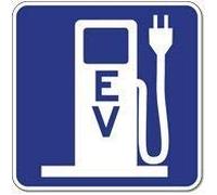 Metal Square Sign 12x12 inches Stop Signs and More Federal Electric Vehicle (EV) Charging Station Sign - 12x12 inch